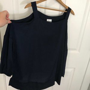 Flirty Loose Fit Cold Shoulder